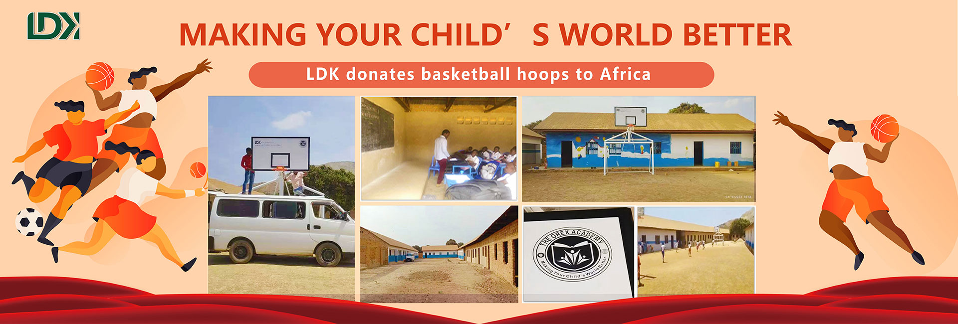 LDK Sports Equipment Charity Poster
