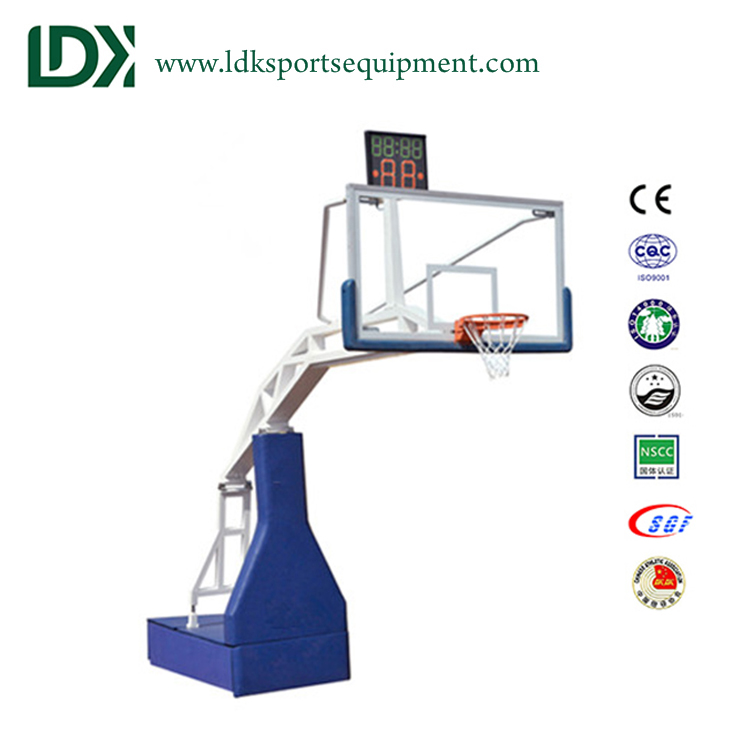 12 months warranty hydraulic basketball stand hydraulic basketball goal