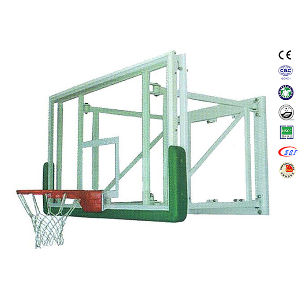 wall mounted basketball backboard and hoop