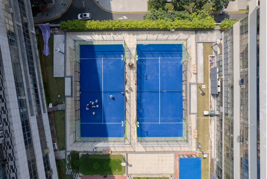 Hot sale outdoor padel court field for tennis