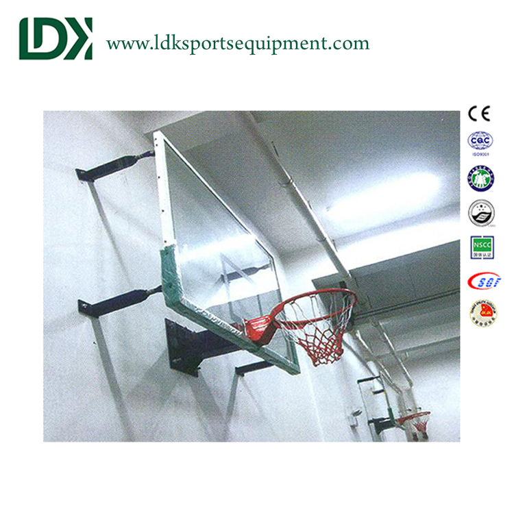 Design of indoor wall basketball hoop