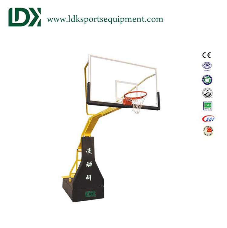 Hydraulic indoor basketball hoop for sale