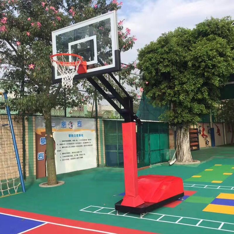 movable outdoor stand adjustable height boys basketball goal
