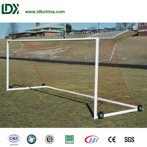 Best 3x2m movable soccer goals football goal with wheels