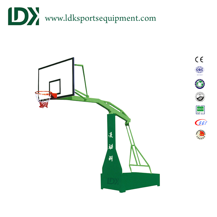 Height adjustable outdoor basketball hoop for sale