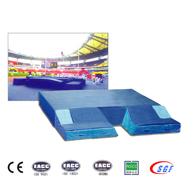 Super soft foam pole vault mats for competition