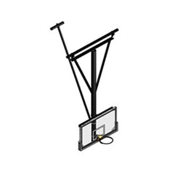 Super Durable SMC board ceiling mounting basketball goal system basketball stand