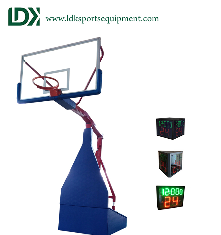 Adjustable hydraulic basketball hoops custom