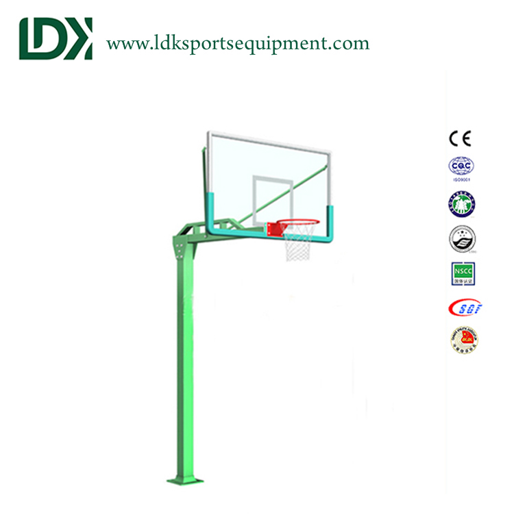 in ground basketball hoop pole outdoor basketball stand sale