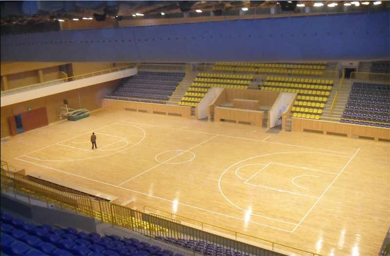 Basketball stadium wooden floor top grade wood floor