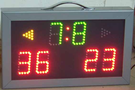 Portable electronic scoreboard for badminton and PingPong