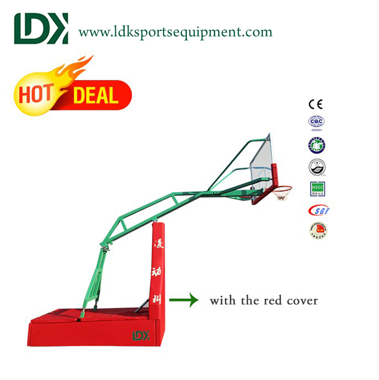 Portable Hydraulic basketball stand backboard basketball hoops for sale