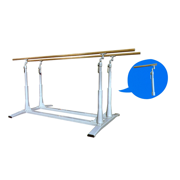 Gymnastics equipment 1.7-2.05 m adjustable parallel bars 