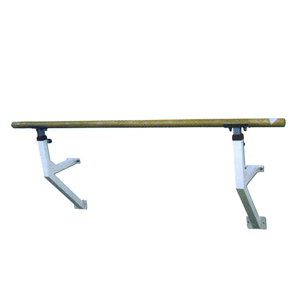 Wall mount height adjustable gymnastic equipment ballet rail