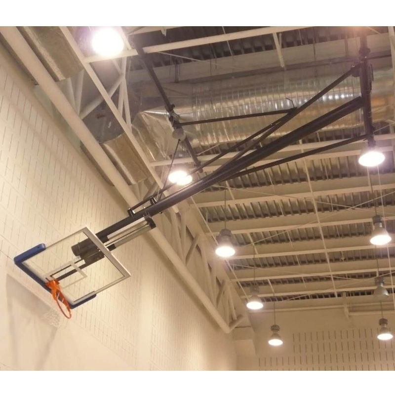 Durable ceiling basketball backboard roof basketball backstop