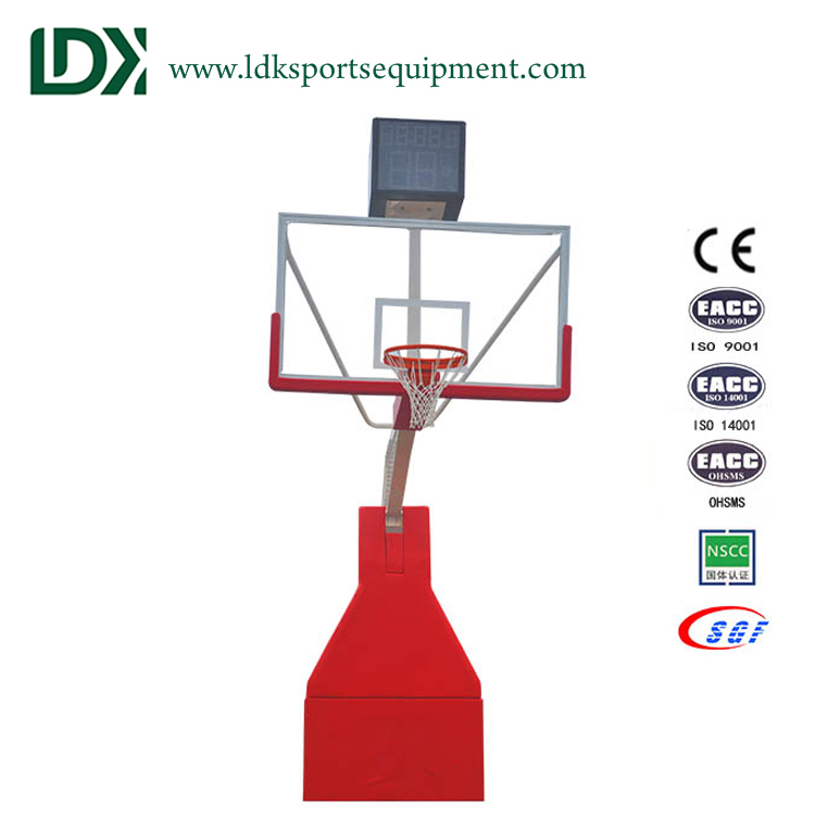 Height adjustable basketball hoop indoors price