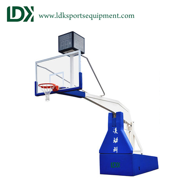 2018 High Grade Steel Material Indoor Portable Basketball Stand