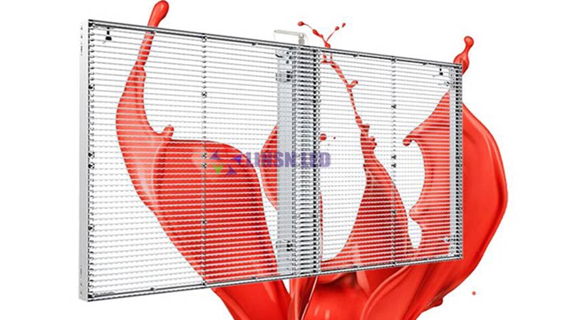 Transparent LED Flexible Modules Panel/Transparent Full Color Outdoor LED Display Screen