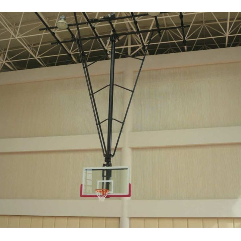 Ceiling single drop basketball backstops basketball goals for sale