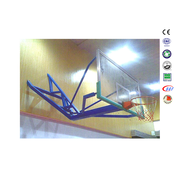 safety tempered glass wall mount basketball hoop