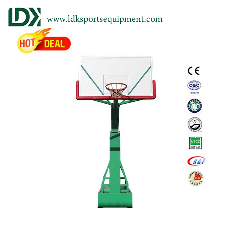 electric hydraulic basketball hoop in store wholesale basketball goal