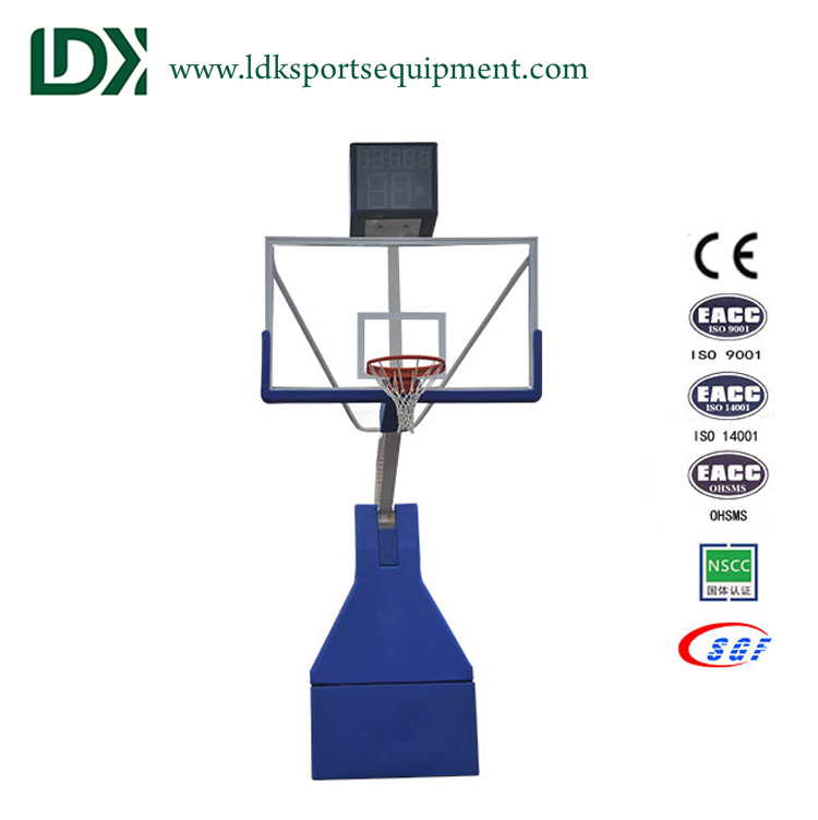 Best basketball hoop stand with 24 second shot clock for sale