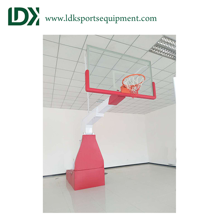 University indoor basketball stand remote control basketball backboard