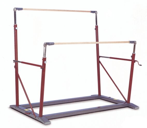 Height adjustable gymnastic uneven bars woman parallel bars uneven bar