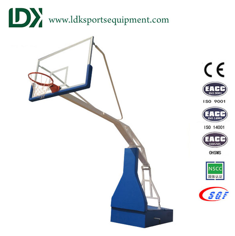 spalding nba 54 glass portable basketball hoop
