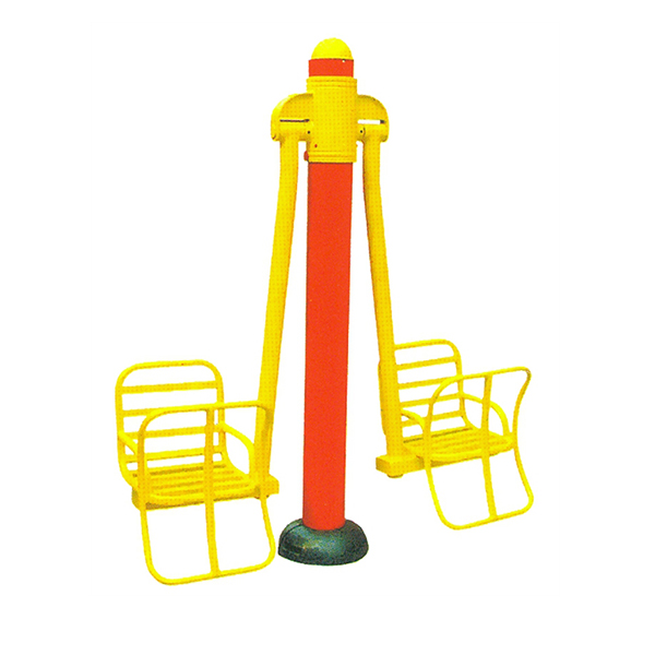 Children entertainment outdoor equipment two seats swing for kids