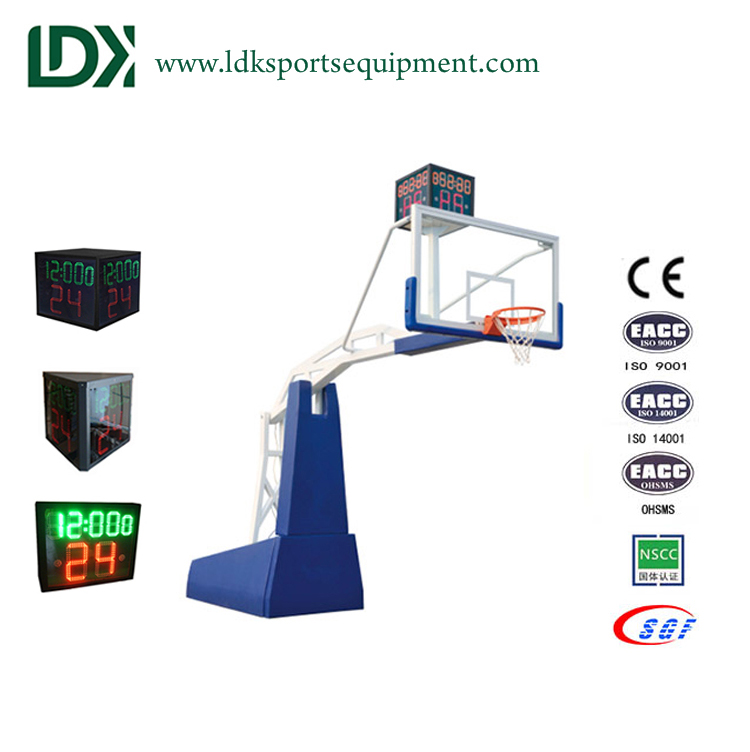 adjustable pro basketball hoop