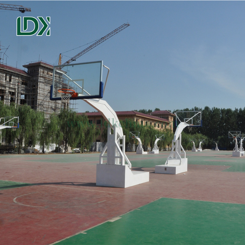 LDK Outdoor Basketball Hoop Board Height-Adjustable Basketball Stand For Backyard & Playground