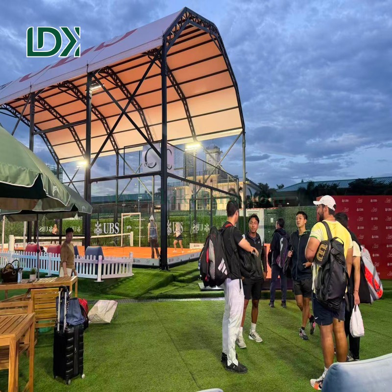 Newly Designed LDK Panoramic Roofed Padel Court Perfect for Training and Competitive Matches Best-Selling Now