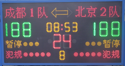 Medium electronic scoreboard