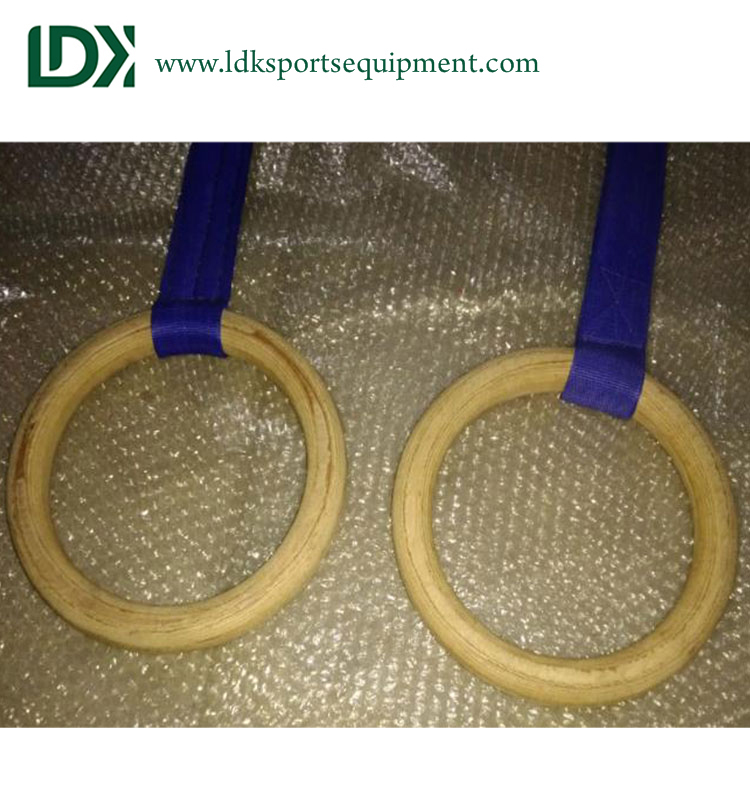 Gymnastics wooden rings custom sale