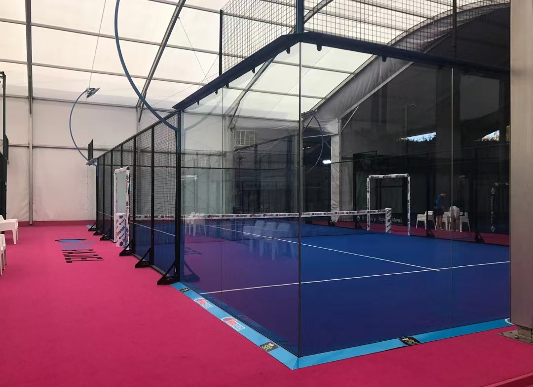 LDK Sports Equipment New Design Portable Panoramic Padel Tennis Courts For Sale