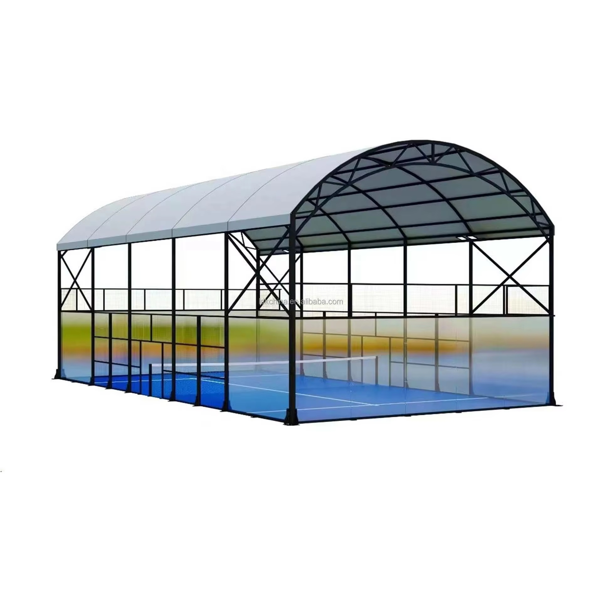 LDK Panoramic Padel Court with Premium Roof – New Design, Hot Sale, Perfect for Training & Tournaments