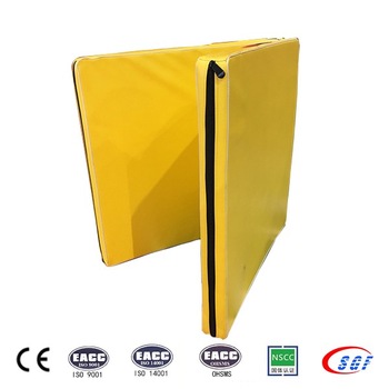 China kids gymnastic equipment leather gymnastics mats fold gym