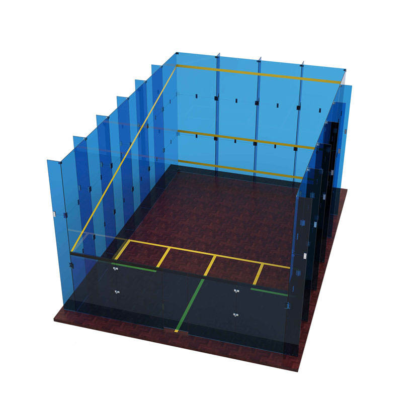Customizable Indoor Squash Court Flooring Flexible Portable PVC Floor Direct Factory  Squash Court Sports Wooden Floor
