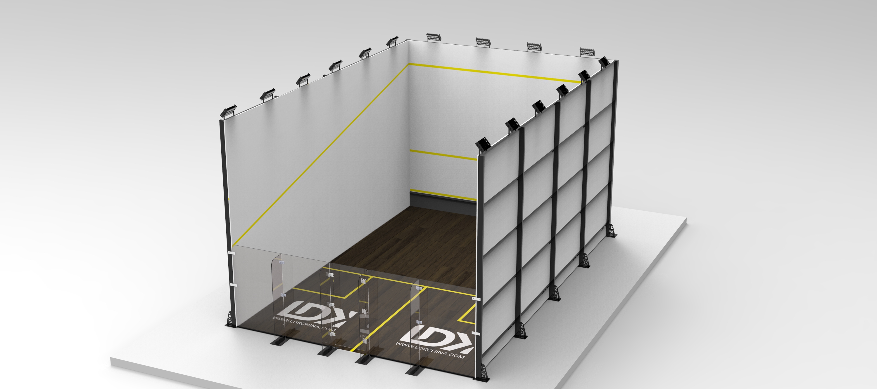Bulk Squash Court Glass Panels Supplier Factory Price Squash Court Indoor Squash Court