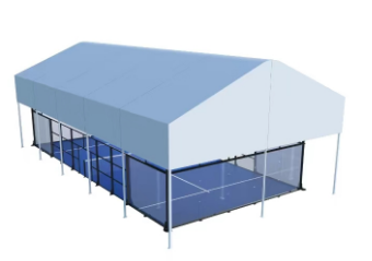 LDK Sports Equipment Indoor Panoramic Cancha De Padel Supplier Artificial Grass Customized Padel Tennis Court