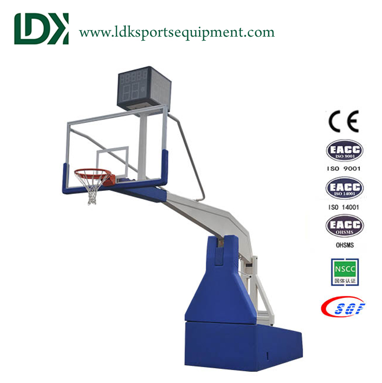 Movable basketball hoop and basketball backboard for sale