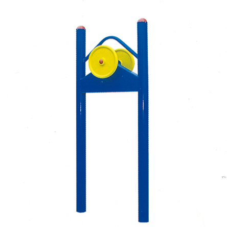 Factory galvanized steel outdoor exercise equipment arm wheel