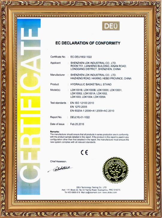 CE Certificate