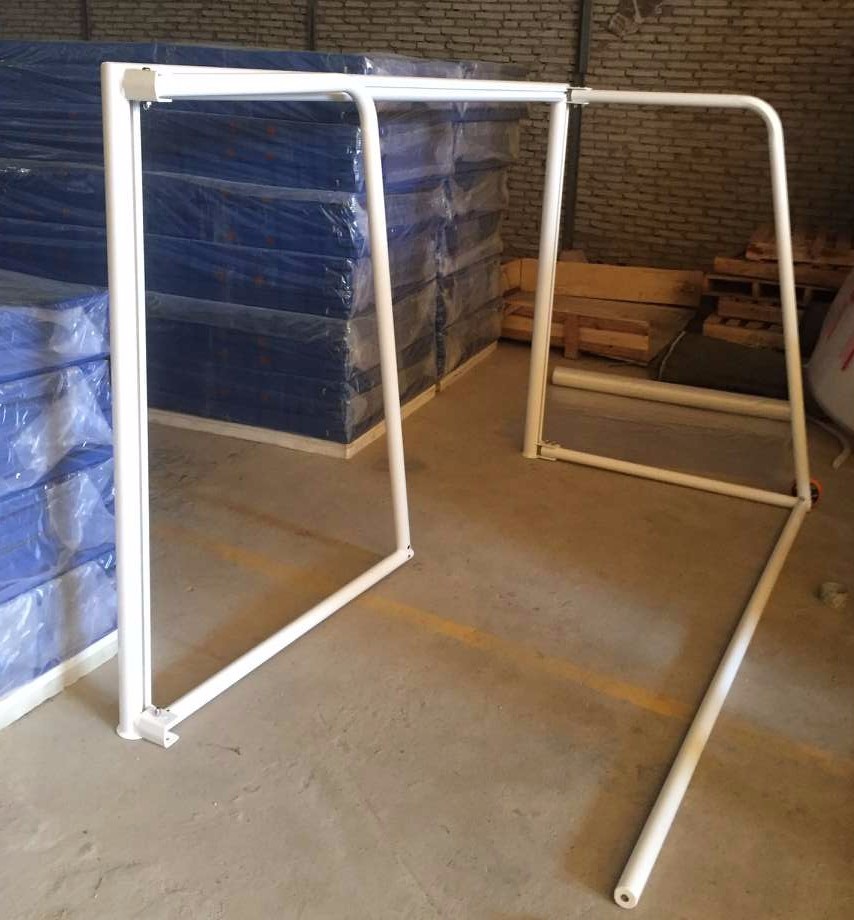 Portable folding aluminum football goal 