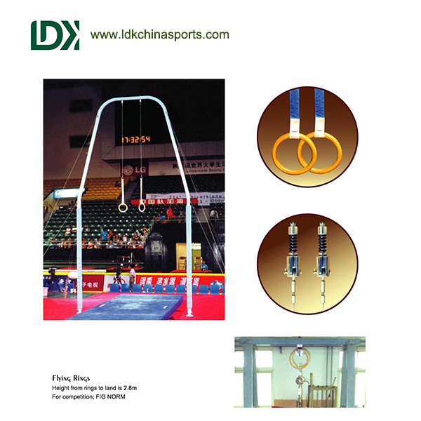 Wholesale gymnastics equipment best gymnastic flying rings for sale