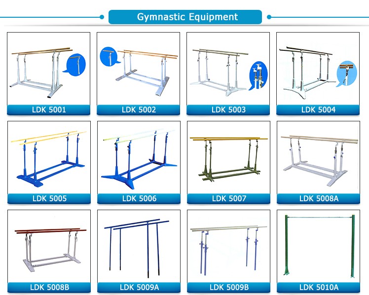 Adjustable gymnastics parallel bars for sale