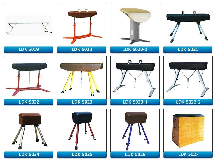 Gymnastic equipment pommel horse / vaulting horse for sale