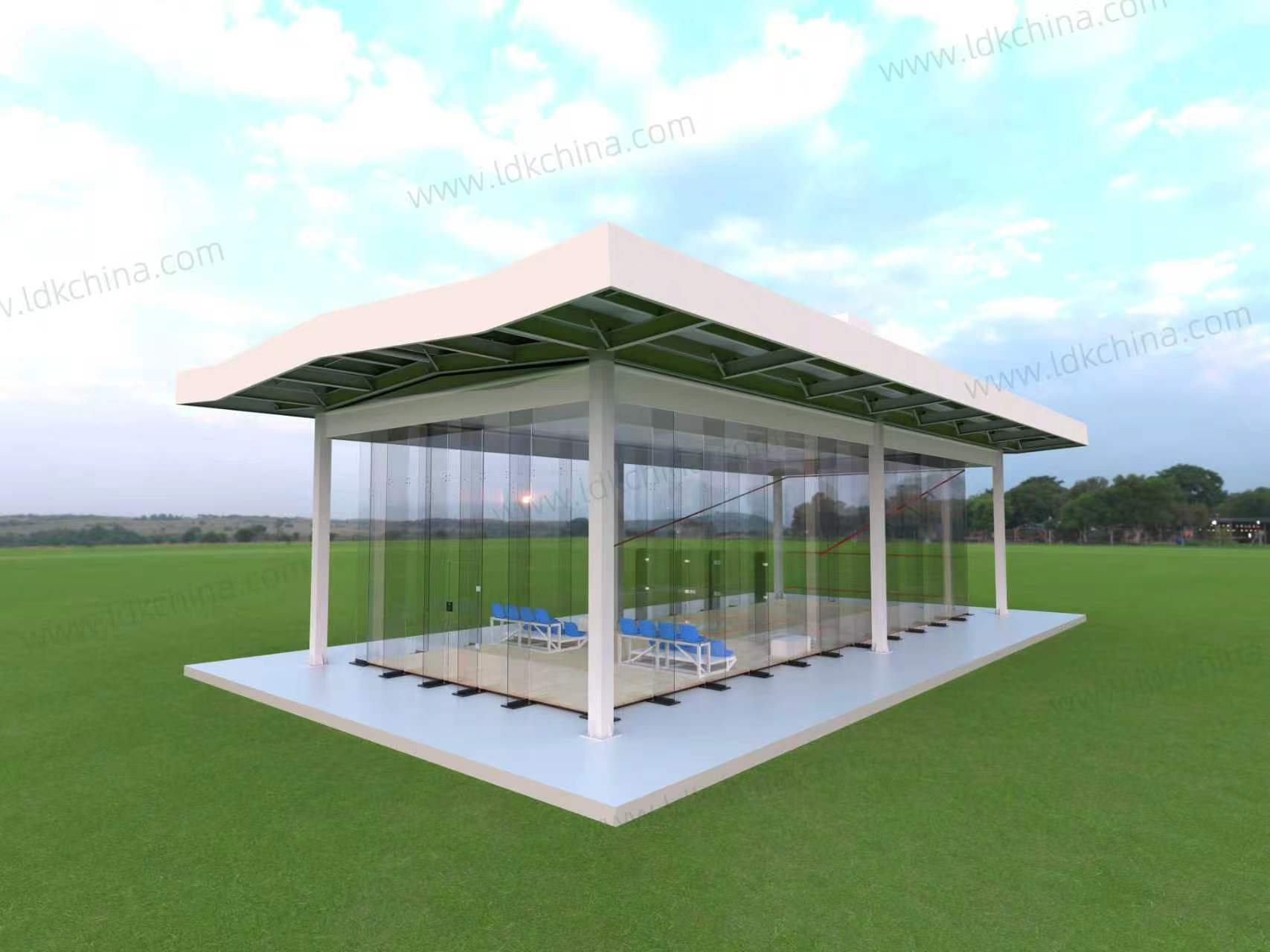 Outdoor Glass Squash Court Manufacturer Complete Squash Court Solution
