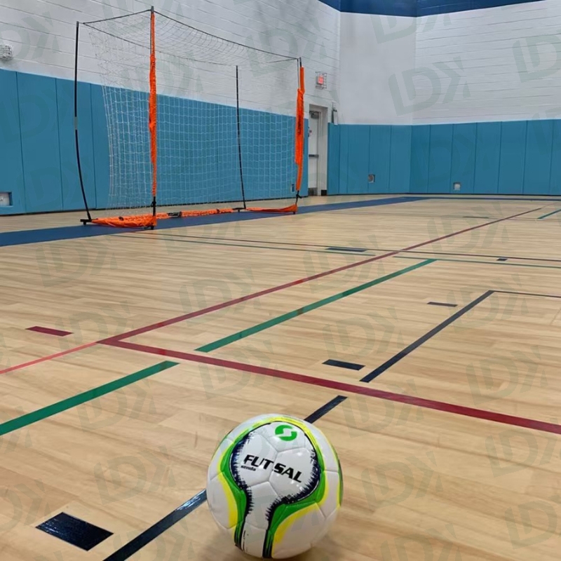 FIFA – Approved High – Quality Hard Maple Sports Wooden Floor for Indoor Basketball Court Competitions